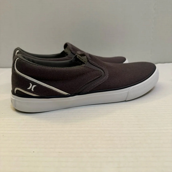 Hurley Slip On Gray Sneakers - Picture 5 of 9